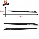 Customized Vinyl Car Styling Side Stripe Skirt Sticker Decals Wraps Body Graphics Car Decal Car Accessaries for Honda Corolla